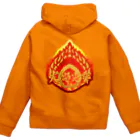 Ａ’ｚｗｏｒｋＳの火焔光背 爆炎（日本語コレクション） Zip Hoodie