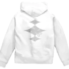 RMk→D (アールエムケード)の楼卍(ロマン)の灰 Zip Hoodie