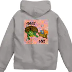 316(MIHIRO)のアカミミガメとクサガメちゃん カラフル Zip Hoodie