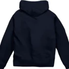 ゾロッチのzorocchiのロゴ blue Zip Hoodie