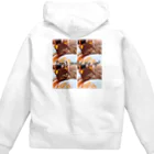 しゃけちゃんストアのしゃけちゃん寝てるから！ Zip Hoodie