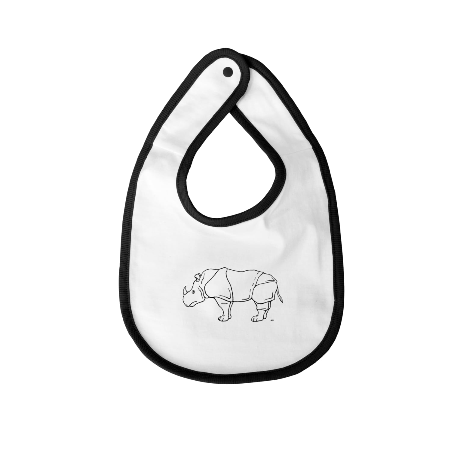 サイ Rhino 動物イラスト Baby Bibs By Aliviosta Suzuri