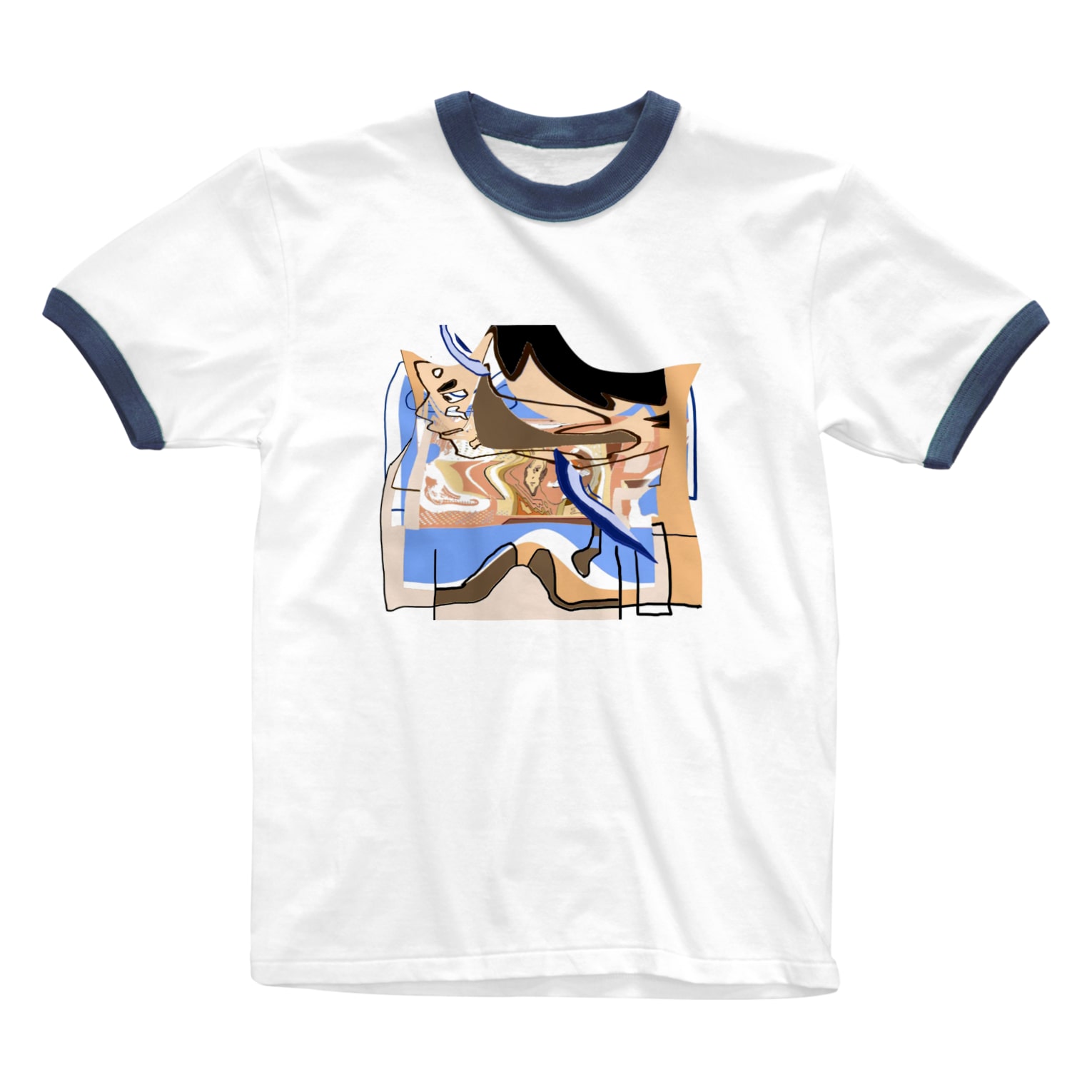 アニメ チバカレー Chibastationnn のリンガーtシャツ通販 アニメ チバカレー Chibastationnn のリンガーtシャツ通販