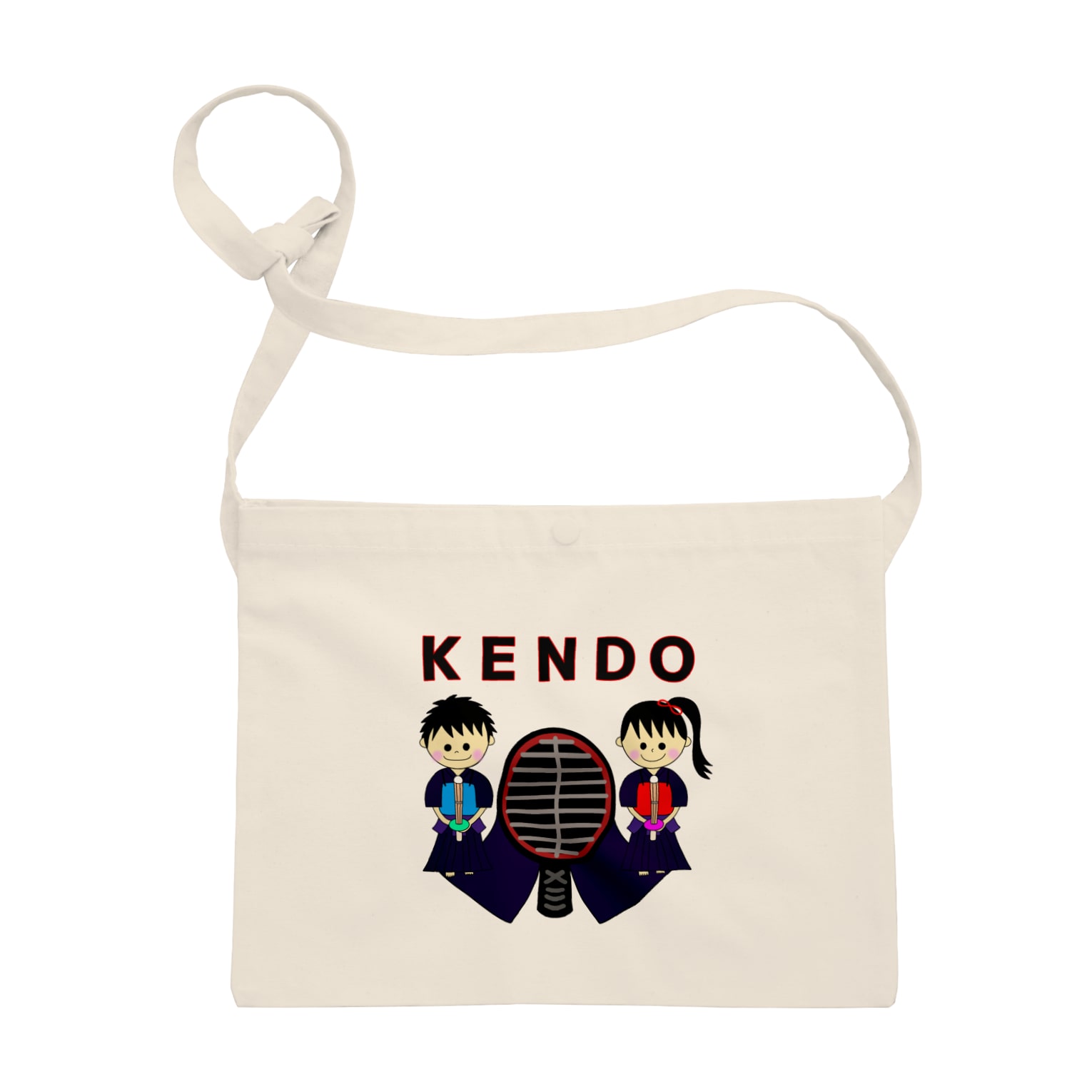 剣道 kendo 男子女子トンボ レッド Yoshifactoryのサコッシュ 剣道 kendo 男子女子トンボ レッド Yoshifactoryのサコッシュ