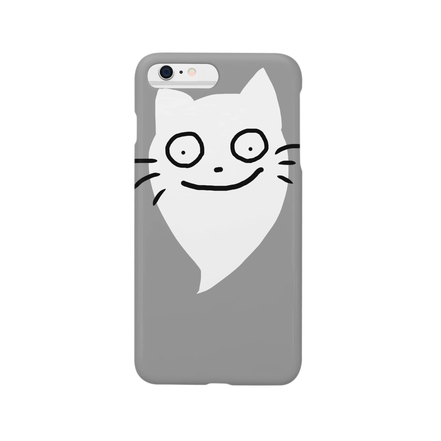 しろいねこおばけ 楽描屋 Haroukitei のスマホケース Iphoneケース 通販 Suzuri スズリ