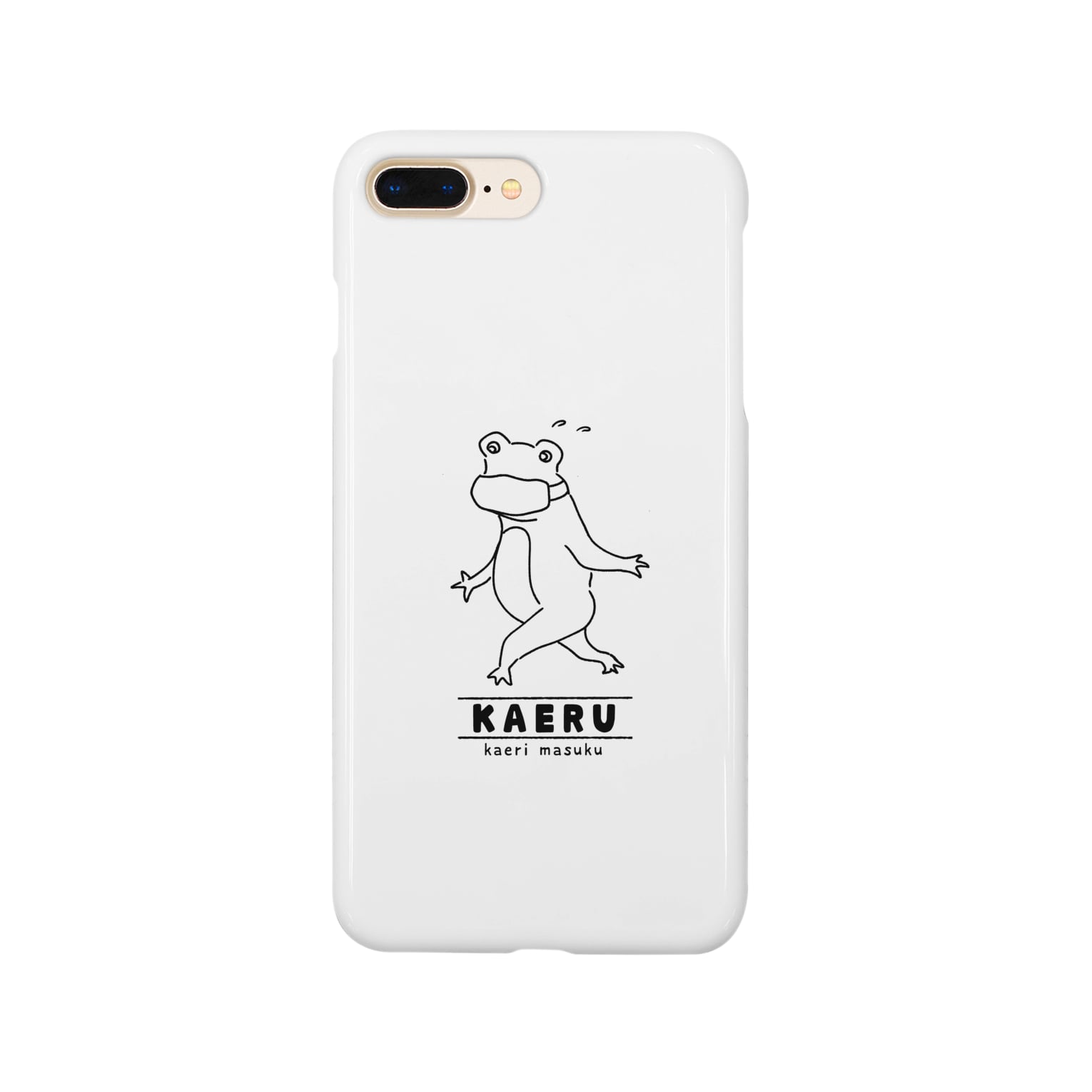 カエルカエリマスク B 蛙 イラスト Aliviostaのスマホケース Iphone カエルカエリマスク B 蛙 イラスト Aliviostaのスマホケース Iphone