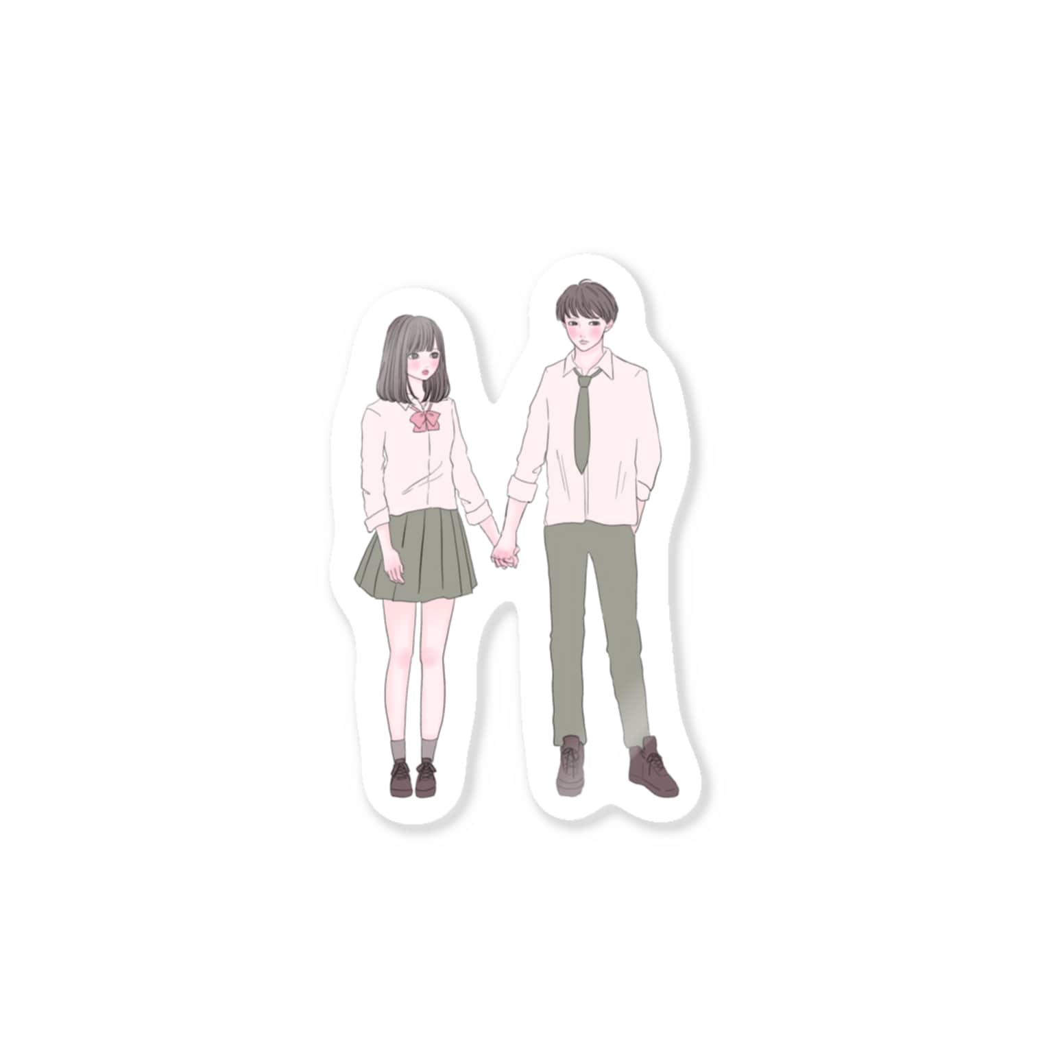 カップル / 乃の木そよ ( sooooyoooonnnn )のステッカー通販 ∞ suzuri