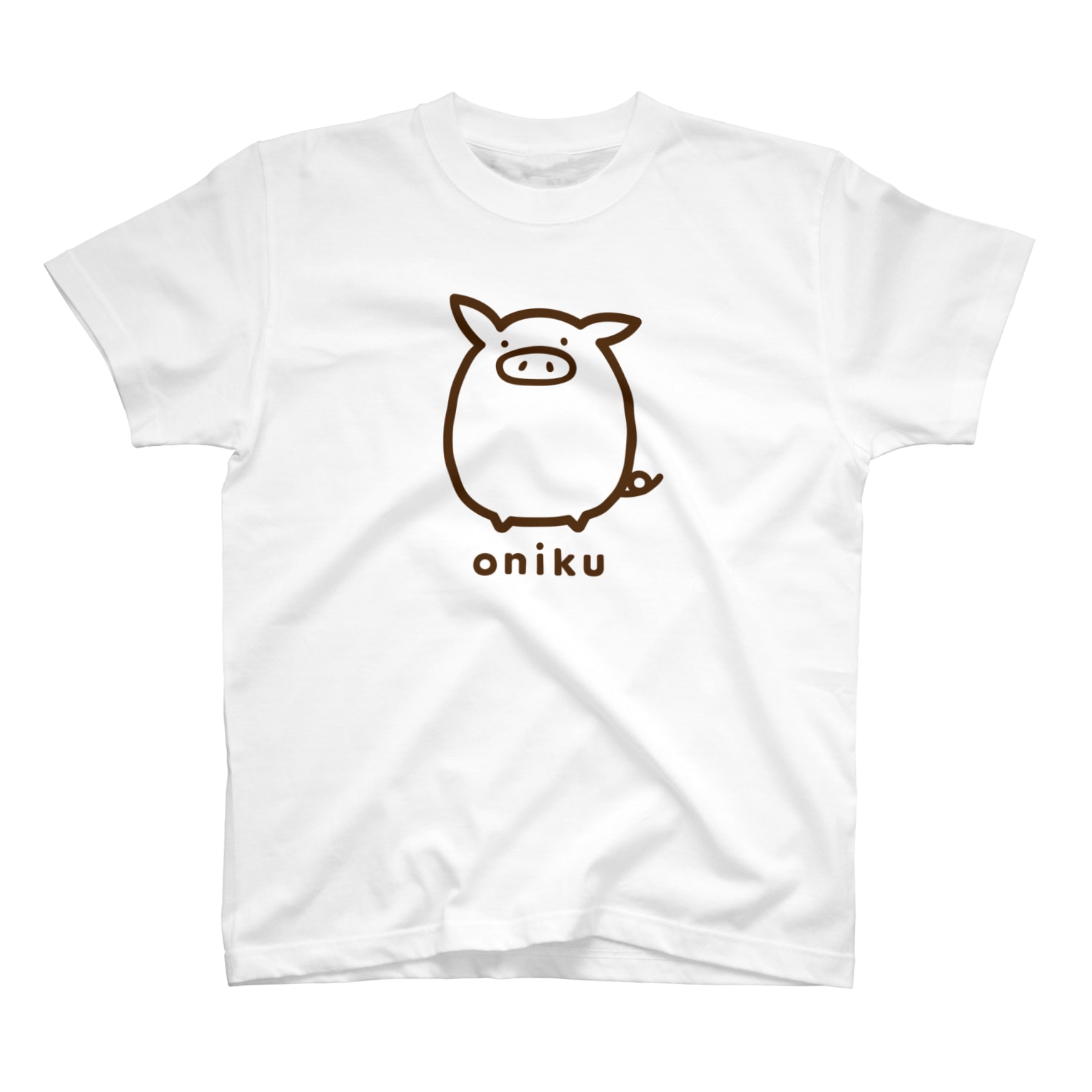 ブタのおにくtシャツ トンソクデザイン Tonsoku Design のtシャツ