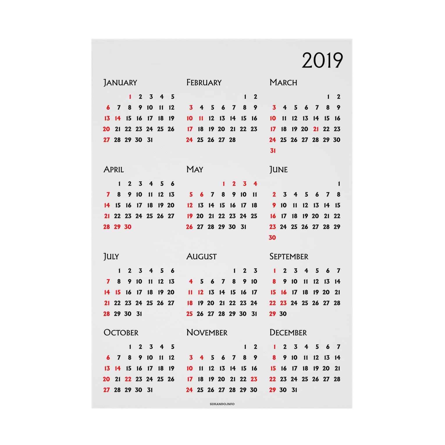 2019年カレンダー 清閑堂 Seikando の吸着ターポリン通販