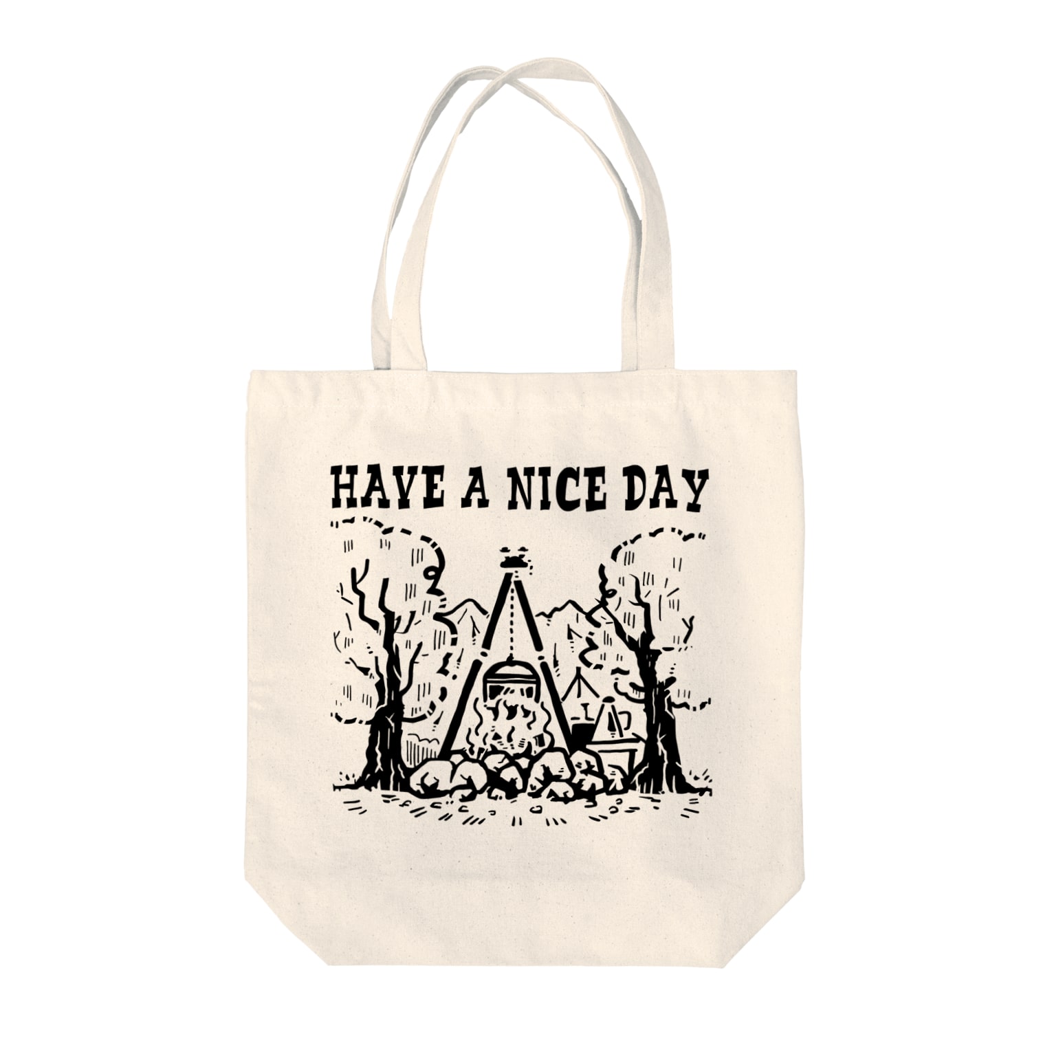 Have A Nice Day Camp トートバッグ