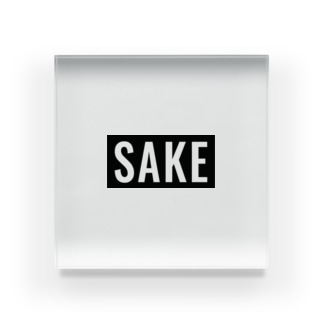 SAKE（ロゴ風） Acrylic Block