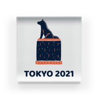 ハチ公 Acrylic Block Gifts Suzuri ハチ公 Acrylic Block Gifts Suzuri