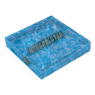 水中テキストA Acrylic Block