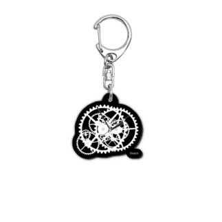時計W横「足跡を残して」より　©satch Acrylic Key Chain