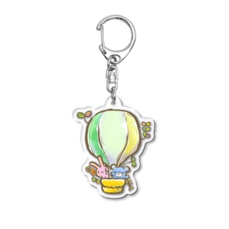 えほんからとびでた　のりもの　ききゅう Acrylic Key Chain