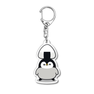 心くばりペンギン / おにぎりver. Acrylic Key Chain