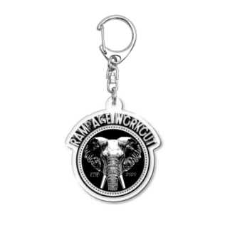 RampageWorkout Accessories  Acrylic Key Chain