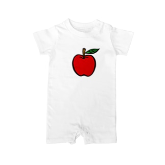 りんご ベビーロンパース Baby Rompers