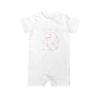 てぃらのさうるす。〜星撒くきょうりゅう〜 ベイビーロンパース