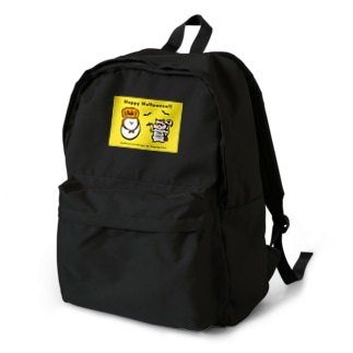 ハロウィンたまごと強がリス(黄色) Backpack
