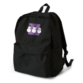 まるくて かわいい purple Backpack