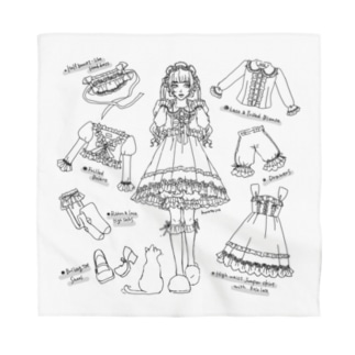 イラスト ゴスロリ ロリータ 女の子 バンダナの通販 Suzuri スズリ イラスト ゴスロリ ロリータ 女の子 バンダナの通販 Suzuri スズリ