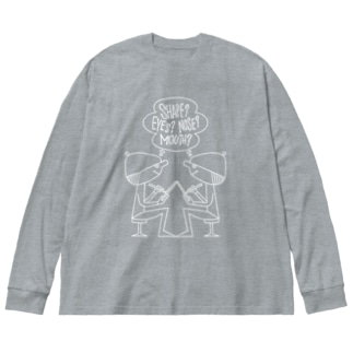Face to Face : white Big Long Sleeve T-shirt