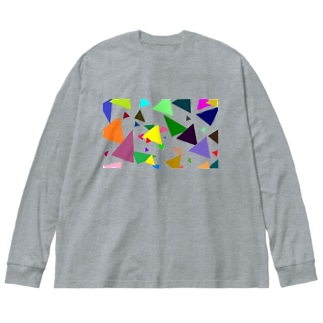 Trianglez_ｗ Big Long Sleeve T-Shirt