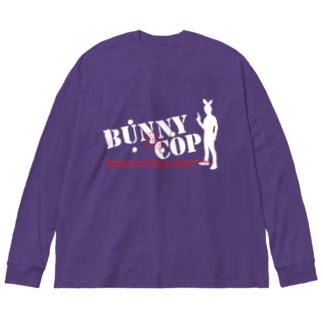 BUNNY COP LOGO W&R ビッグシルエットロングスリーブTシャツ