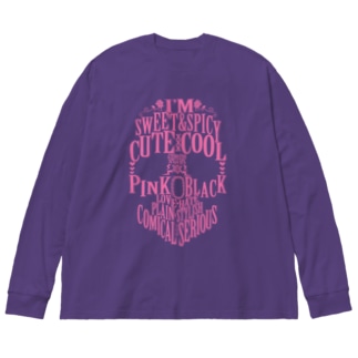 I'm SWEET&SPICY 【ピンク】 Big Long Sleeve T-Shirt