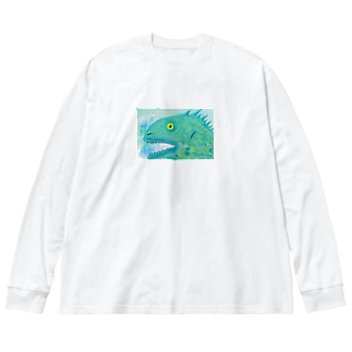 オバケな魚 Big Long Sleeve T-Shirt