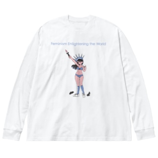 Feminism Enlightening the World 1.1 ビッグシルエットロングスリーブTシャツ