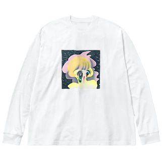 ゃんっ Big Silhouette Long Sleeve T Shirts Gifts Suzuri