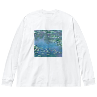 クロード・モネ / 睡蓮 / waterlilies / 1906 / Claude Monet Big Long Sleeve T-Shirt