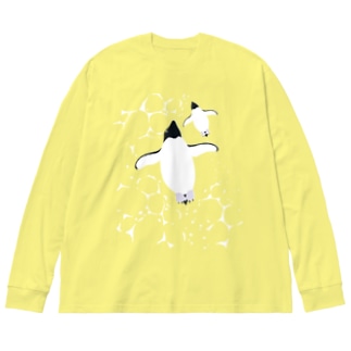 泳ぐアデリーペンギン Big Long Sleeve T-shirt