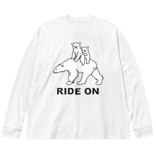 乗るクマ Big Long Sleeve T-Shirt