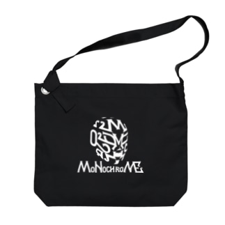 MoNochroMEマスク（白） Big Shoulder Bag