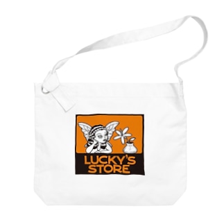 Lucky's store tee ビッグショルダーバッグ