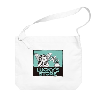 Lucky's store tee ビッグショルダーバッグ