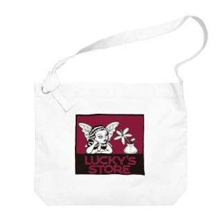 Lucky's store tee ビッグショルダーバッグ