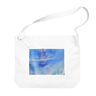 ＨＩＳＡ「青い世界」Water cresut Big Shoulder Bag