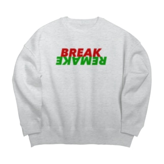 BREAK REMAKE Big Crew Neck Sweatshirt