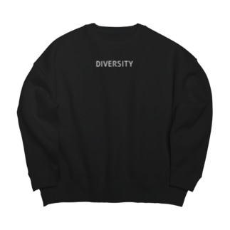 【 白 】 DIVERSITY - 多様性 Big Crew Neck Sweatshirt