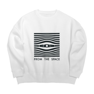 宇宙の目 Big Crew Neck Sweatshirt