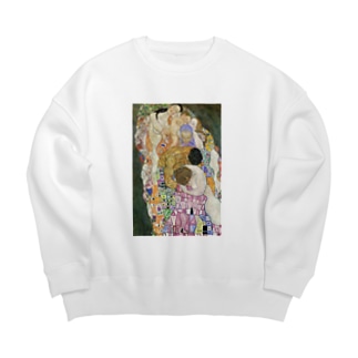 グスタフ・クリムト / 1916 / Death and life / Gustav Klimt  Big Crew Neck Sweatshirt