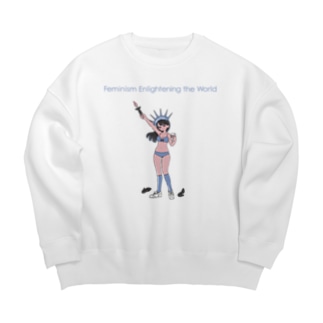 Feminism Enlightening the World 1.1 ビッグシルエットスウェット