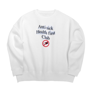 Anti sick health first club  Big Crew Neck Sweatshirt