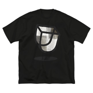 ビックシルエットTシャツ_Grain2(ブラック) Big T-Shirt