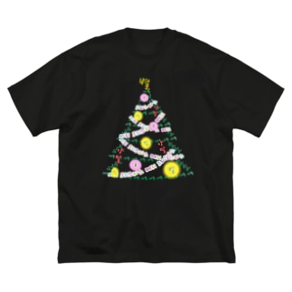 ハングルでクリスマスツリー Big T-Shirt