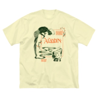 19世紀の アラジン 表紙 アンティーク イラスト 古書 天牛書店 Tengyu Bookstore のビッグシルエットtシャツ通販 Suzuri スズリ
